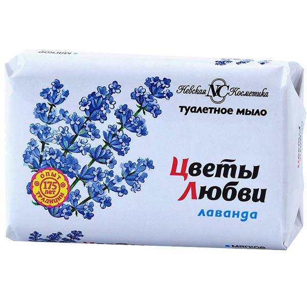 Мыло туалетное в ассортименте Цветы любви 90гр к-72