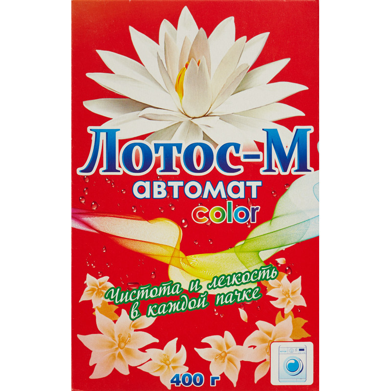 Порошок стиральный Лотос-М 400г автомат колор к-36
